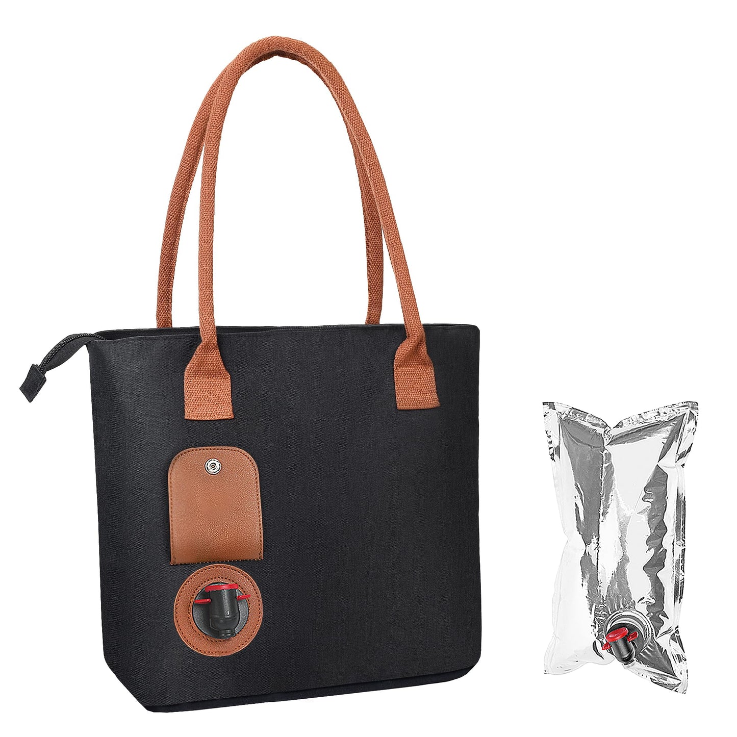 Insulated Tote Bag with Drink Dispenser
