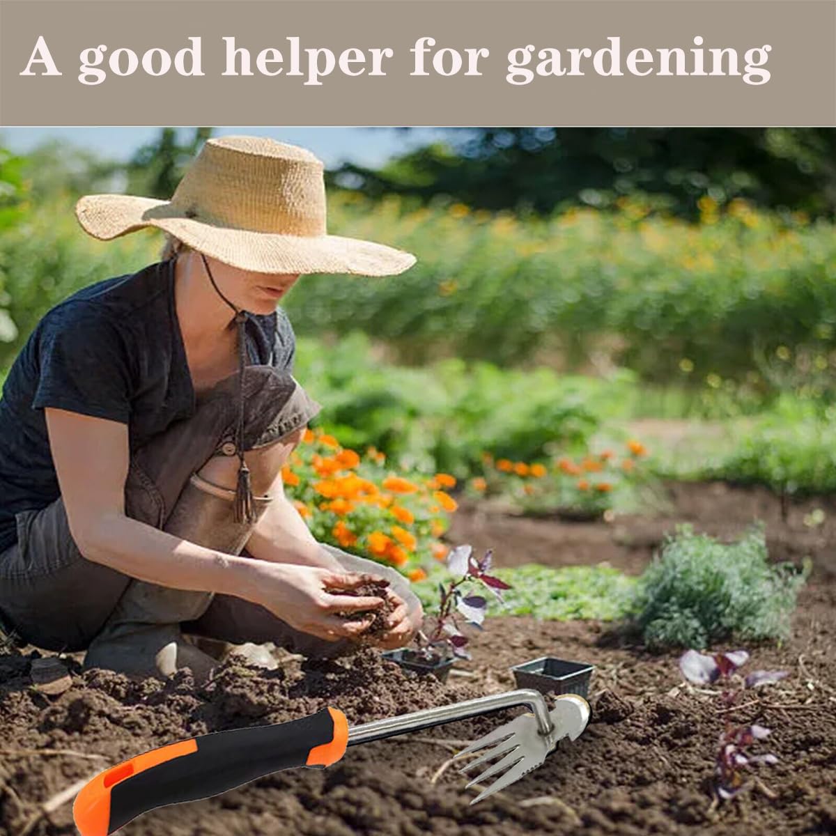 4-Tooth Garden Weed Remover