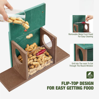 Outdoor Squirrel Feeding Station